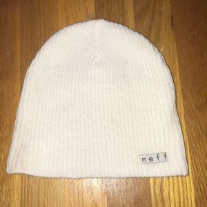 NEFF beanie--white--never worn